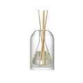 Axyaa Clear Glass Aromatherapy Diffuser Bottle with Reed Sticks & Essential Oil Storage