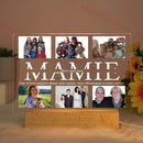 Personalized Acrylic Lamp with Photo & Text, Axyaa Bedroom Night Light Gift