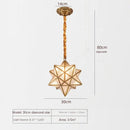 Axyaa Five Pointed Star Pendant Light, Personalized Design for Various Spaces