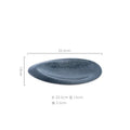 Axyaa Oval Ceramic Fish Plate Dessert Sushi Dish Specialty Tableware