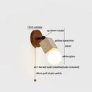 Axyaa Yellow Stone LED Wall Sconce, Japan Style Bathroom Mirror Light Fixtures