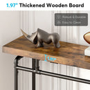 Axyaa Extra Long Wood Console Table for Living Room and Entryway