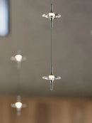 Axyaa Luxury LED Ceiling Chandelier for Home Decor
