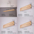 Axyaa Nordic Wooden Wall Sconce for Bedroom, LED Interior Wall Light