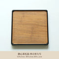 Axyaa Bamboo Banquet Serving Tray | Decorative Tea Plate for Coffee Bread Dessert