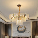 Axyaa Ring Chandelier Pendant Light Fixture for Modern Bedroom
