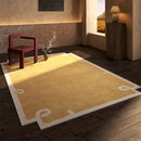 Axyaa French Style Retro Luxury Living Room Rug - Anti-slip Soft Mat