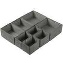 Axyaa Underwear Drawer Organizer Wardrobe Storage Box for Clothes, Bras, Socks