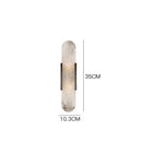 Axyaa Marble Wall Lamp Sconce Light for Bedroom Living Room with G4 Bulb