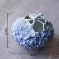 Hydrangea Ceramic Vase Axyaa Decor Artificial Floral Desk Decoration Room Aesthetic