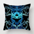 Axyaa Baroque Geometric Throw Pillow Case, Elegant Vintage 45X45CM Cushion Cover for Home