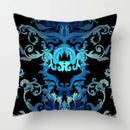 Axyaa Baroque Geometric Throw Pillow Case, Elegant Vintage 45X45CM Cushion Cover for Home