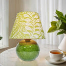 Axyaa Emerald Green Crystal Ceramic Desk Lamp LED Bedroom Table Light