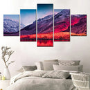 Axyaa Sierra Nevada Mountains Landscape Canvas Wall Art Home Decor