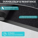 Axyaa Waterproof Rubber Backing Outdoor Indoor Entrance Mat 36x60 for Heavy Duty