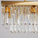 Axyaa Crystal Chandelier Pendant Light for Living Room Dining Room Luxury Lighting
