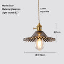 Axyaa Glass Pendant Chandelier Lighting E27 Hang Lamp for Home Decoration