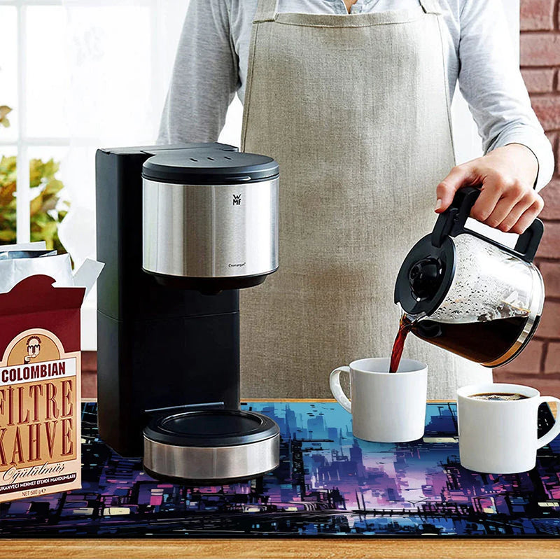Axyaa Urban Kitchen Absorbent Mat: Antiskid, Quick Dry, Drain Pad for Tableware
