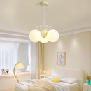 Axyaa Kids' Pink Beige LED Ceiling Chandelier - Indoor Lighting Fixture for Home Decor