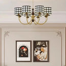 Axyaa Retro Polka Dots Chandelier | Minimalist Livingroom & Restaurant Lighting