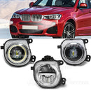 Axyaa LED Angel Eyes Headlights for BMW X3 X4 X5 X6 F25 F26 F15 F16