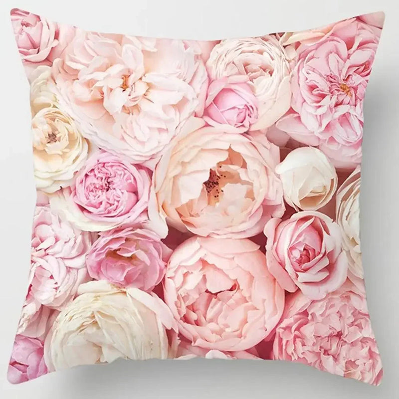 Soft Peachskin Pillow Case in Modern Pink, Axyaa Branded Cushion Cover for Home Decor