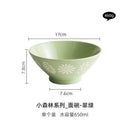 Axyaa Ceramic Bowl Set: Embossed Plates, High Value Tableware & Rice Bowls