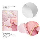 Pink Marble Abstract Canvas Painting Wall Art Print Home Decor by Axyaa