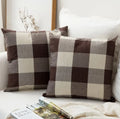 Plaid Pillow Covers 45x45cm for Cozy Home Decor - Axyaa