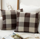 Plaid Pillow Covers 45x45cm for Cozy Home Decor - Axyaa