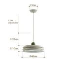 Axyaa French Cream Iron Art Pendant Light for Dining Room and Living Room