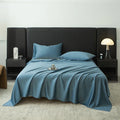 Axyaa Eucalypt Fiber 60S Lyocell Queen Sheet Set for Cool Silky Home Bedding