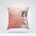 Axyaa Geisha Memoirs Decorative Cushion Cover 45x45 - Luxury Pillowcase for Home Decor
