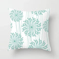 Axyaa Mint Green Geometric Print Lumbar Pillowcase