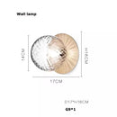 Axyaa Glass Bubble Ceiling Chandelier - Luxury LED Hanging Lamp for Living Dining Room