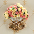 Axyaa Diamond Resin Vase Wall Hanging for Elegant Home Decor