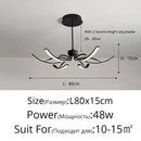 Axyaa Nordic Iron Pendant LED Lamp for Minimalist Home Decor Lighting