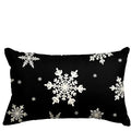 Axyaa Winter Snowflake Pillowcase 40X60cm - Festive Christmas Decor for Sofa