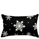 Axyaa Winter Snowflake Pillowcase 40X60cm - Festive Christmas Decor for Sofa