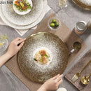 Axya Ceramic Dinner Plate Set - Restaurant and Home Tableware