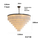 2025 Trendy Black Led Chandelier by Axyaa for Living Dining Room