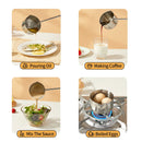 Axyaa Bear Stainless Steel Sauce Ladle with Extended Handle