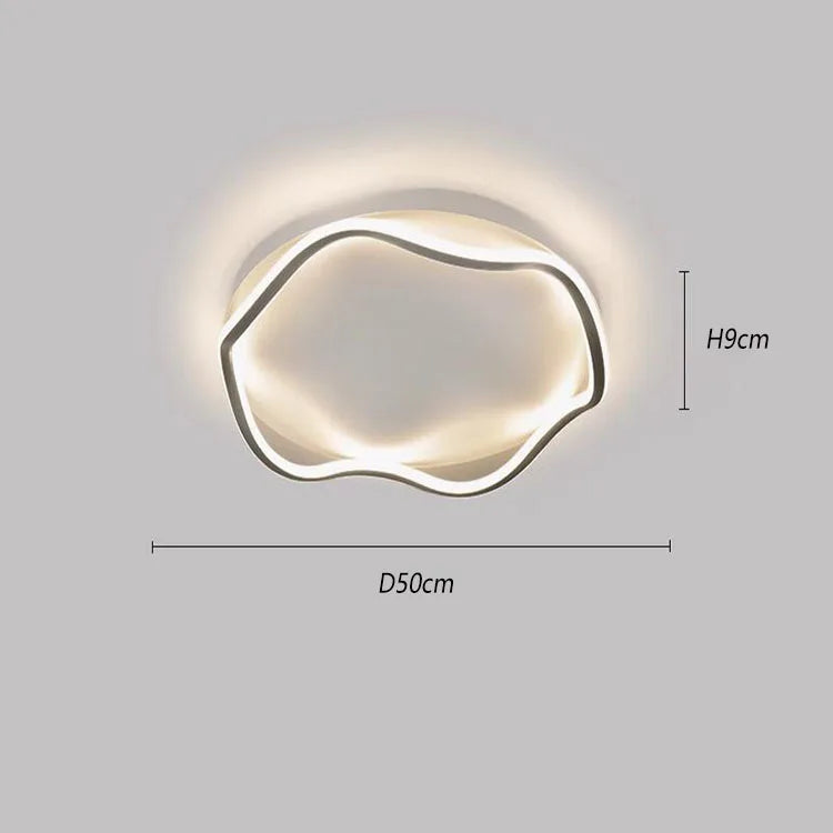 Axyaa Cloud LED Ceiling Light 2025 Home Master Bedroom Modern Eye Protection