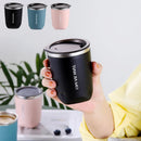 Axyaa Stainless Steel Insulated Coffee Mug with Lid, 300ml Vacuum Cup