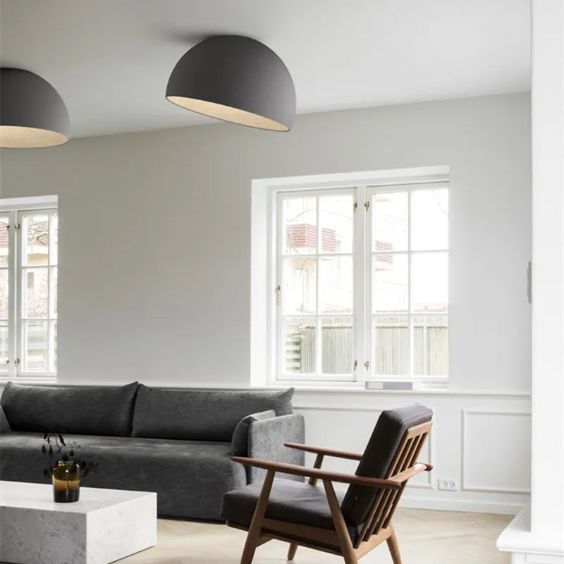 Axyaa Post-modern Wood Ceiling Light for Bedroom Living Room Kitchen Island