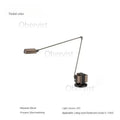 Axyaa Adjustable Swing Arm Floor Lamp Retro Modern Italian Design LED Home Decor