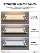 Axyaa Cloud Rectangular Ceiling Light: Modern Minimalist Living Room Main Lamp