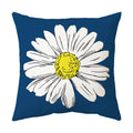 Axyaa Blue & White Daisy Cushion Cover: Elegant Home Decor for Living Room & Sofa
