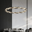 Axyaa Crystal Chandelier Ceiling Light | Luxury Living Room Bedroom Pendant Lamp
