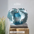 Axyaa Ceramic Artistic Vase for Flowers and Hydroponics
